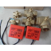 고압펌프 DC24V DC12V DN15G1/2 quot DN50G2quot 3 방향 와이어 황동 전기 액추에이터 태양열 온수기 팬 코일용 전동 볼 밸브, [02] DN15(half inch), [02] DC24V, [02] one control