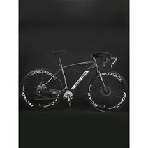 로드 자전거 바이크 드롭바 26인치 27단 카본 프레임, 26인치 27단 일체형 휠 블루블랙