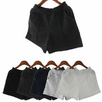 [KT알파쇼핑]여성 여름 홈웨어 운동 핀턱 3부 트레이닝 반바지