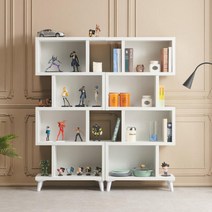 아트박스/히트디자인 H631 4단 좌측/우측형 책장, 좌측형_블랙