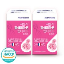 저분자 피쉬콜라겐 펩타이드 플러스 프랑스콜라겐 먹는콜라겐 +먹는엘라스틴 히알루론산 30포 2박스, 2EA, 30포 2000mg