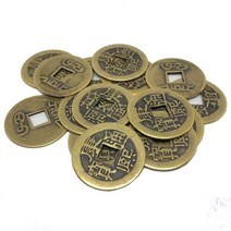 1-10 개/몫 23mm 중국어 풍수 행운의 칭/고대 동전 세트 교육 열 황제 골동품 재산 돈 강 사이, 4개