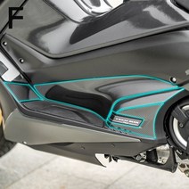 티맥스스티커 TMAX530 560 보호필름 모성 탄소 YAMAHA 야마하 튜닝 데칼 스크래치방지, F.발판 옆, 1개