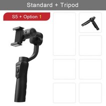 KEELEAD 스마트 폰 액션 카메라 용 3 축 핸드 헬드 짐벌 안정기 Gopro 비디오 녹화 Vlog 라이브 셀카 스틱 포커스 풀 줌, 협동사, 옵션 1
