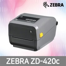 ZEBRA 제브라 ZD-420C 카트리지교환 열전송전용 라벨프린터, 1개, ZD-420C(USB)/