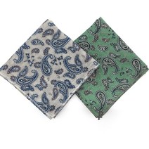 라이크라라 국산 남성 면 큰 손수건 2매세트