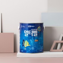 숲으로 멀티멜 수성페인트 0.9L 친환경 벽지 방문 가구 반광, 크림화이트