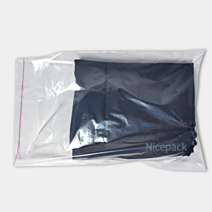 나이스팩 PE 폴리백 뿌연거 접착 4종, 200개