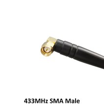 고성능 GRANDWISDOM 1-2pcs 433mhz 안테나 3dbi sma 남성 lora pbx iot 모듈 lorawan 신호 수신기 antena high gain, [02] 2pcs