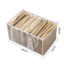 소창원단 작은 물건 정리 속옷 양말 세탁 수납 정리함 서랍 옷장 옷, [11] 7grids white L