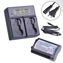 3200mAh EN-EL4 EN EL4 니콘 D3 D2Z D2H D2X F6, 04 1Battery US Charger