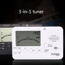 스펙트럼 분석기 측정기휴대용 크로매틱 디지털 튜너 3 인 1 관악기 및 황동 컴팩트, 한개옵션0