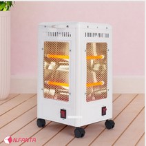 따숨따숨 오방난로 캠핑 가정용 전기난로 전기스토브 레트로풍 W01 오방향난로 전기히터 사무실 업소용 전기 난로 히터, 단품