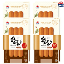 사조대림 한돈 부어스트 450g x4개 소세지 소시지, 4개