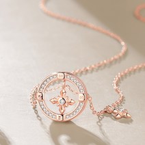 남자은목걸이 남자은목걸이 진 Hongyu.십자 민감한반응 커플 목걸이 한쌍 순은 코디가잘되는 기하학 로즈골드 발렌타인데이선물