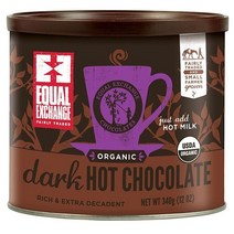 Equal Exchange Dark Hot Chocolate 이퀄 익스체인지 다크초콜릿 핫초코 코코아 340g 3통