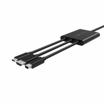 Belkin 멀티 포트 변환 케이블 회의실 디스플레이 변환 Multiport to HDMI Digital AV 어댑터(USB-C HDMI Mini DisplayPort) MacBook Pro 2020 대응 B2B169-A