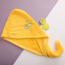 GIANTEX 여성 수건 욕실 마이크로 화이버 타월 빠른 드라이 헤어 타월 욕조 타월 성인 Toallas 마이크로 화이버 목욕 타월, 25x65cm, 협력사, 아보카도 옐로우
