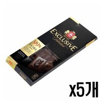 익스클루시브 다크 초콜릿 99% 90g, x5개