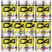 Cellucor 셀루코어 C4 오리지널 프리-워크아웃 운동 전 부스터 60서빙 10가지 맛, 핑크 레모네이드