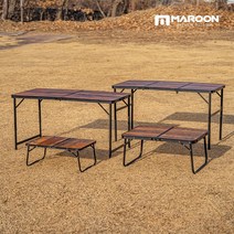 마룬 캠핑 피크닉 2폴딩테이블 3폴딩테이블, 2폴딩테이블(중)
