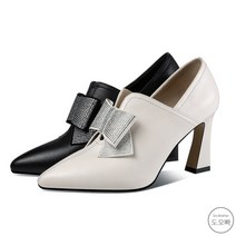 도오빠 여성 앵클부츠 부티힐 하이힐 스텔레토 가보시 8cm 여자하이힐