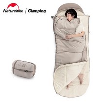 Naturehike 네이처하이크 침낭 아웃도어 보온침낭 차박준비물 캠핑용품점 차박용품 캠핑용품풀세트, 봄과 여름 모델M180 락 애쉬