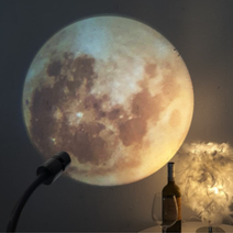 LED 보름달 무드등 감성 인테리어 조명 포토존 스탠드 수면등 수유등, (추가구매) 달 렌즈