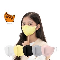 숨그림 50매 무직타이거 KF94 2D 소형 마스크, 50개, 화이트_대형_50매