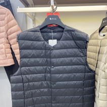 닉스 남) 가로퀄팅 U넥 경량베스트 (덕90/10)