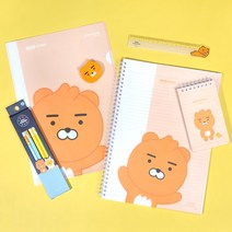 카카오프렌즈 1등 문구 세트, 라이언, 라이언
