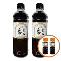 일촌 참참치액900mlx2+다시마맛장100mlx2 고농축 참치액젓 프리미엄 국산 간장 소스