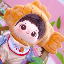 아이돌인형옷 10cm 15cm 20cm 땡땡이 점프슈트 붕어빵모자, 10cm 세트