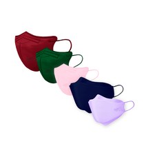 [A3마스크] NEW 컬러마스크모음전 새부리형/3D입체형/ 얼큰이마스크/초특대/특대형/대형/20매 (사은품증정), 3D입체형, 대형, 다크그린