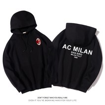 와이드 후드티 AC 밀란 MILAN 세리에A 축구팀 트레이닝 운동복 남자 캐쥬얼 긴 소매 루즈핏 마저도 526257048