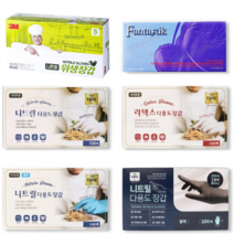 3M 태화 크린랩_니트릴 라텍스장갑_요리 실험 청소