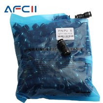 공압 공기 피팅 PU4 PU6 PU8 PU10 PU12 PU14 PU16 블루 PU 스트레이트 커넥터보다 우수한 50pcs 100 피스, [01] 50pcs, [05] PU12 OD12mm