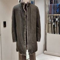지이크F SH04 지이크 파렌하이트 21FW 코트형 다운 무스탕 코트 /카키 FDG9064