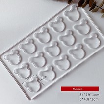 다쿠아즈 틀 아크릴 6구 12구 캐비티 타원형 몰드 프렌치 디저트 마카롱 몰드 베이크웨어 투명 폴리카보네이트 몰드 라운드 하트 모양, 마우스 l