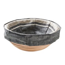 이케아 예스닝 빵발효 바구니 22x9cm 면60% 리넨40% 라탄바구니