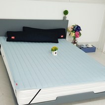알러지방지패드 모달패드 고정밴딩 침대패드, 인디블루 알러지방지패드