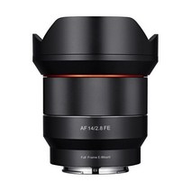 Samyang-AF 14mm f/2.8 FE 초광각 렌즈 풀 프레임 수동 카메라 렌즈 소니 E 마운트 VS 빌트록스 ttartisans용, Lens Only_For Sony E, 1개