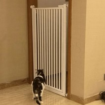 [kirahosi]고양이 방묘문 방묘창 베란다 견문 고양이문 안전문, 높이 90cm_적용 폭 71-76 cm, 높이 90cm_적용 폭 71-76 cm