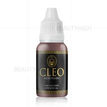클레오 색소15ml(브라운-눈썹) 인증 머신색소 반영구재료