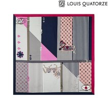 루이까또즈 [루이까또즈] 실크 쁘띠스카프 루이지에나 핑크 (SA-2WSM372PI)