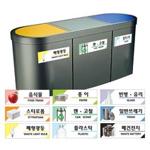 텀브굿즈 재활용 분리수거 표찰 포맥스 안내문 표지판, 빈병 유리
