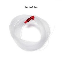 1 개 0.21mm 낚싯줄 비즈 와이어 클리어 비 스트레치 나일론 스트링 비딩 코드 스레드 쥬얼리 제작 공급 도매 구슬 낚시 줄, 1mm 11meters