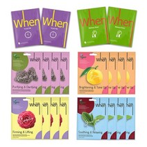 When 마스크팩 20매 (바이오셀룰로오스4 + 비건16), 상세페이지 참조, 상세페이지 참조