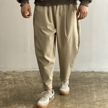 미꼬장 남자 온장고바지 벌룬팬츠 항아리 와이드 원턱 스판기모 밴딩