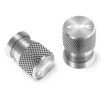 혼다 CBR 125R 600 F4i 650F/R 1100XX cbr 954 RR 범용 오토바이 액세서리 휠 타이어 밸브 캡 커버, 02 은